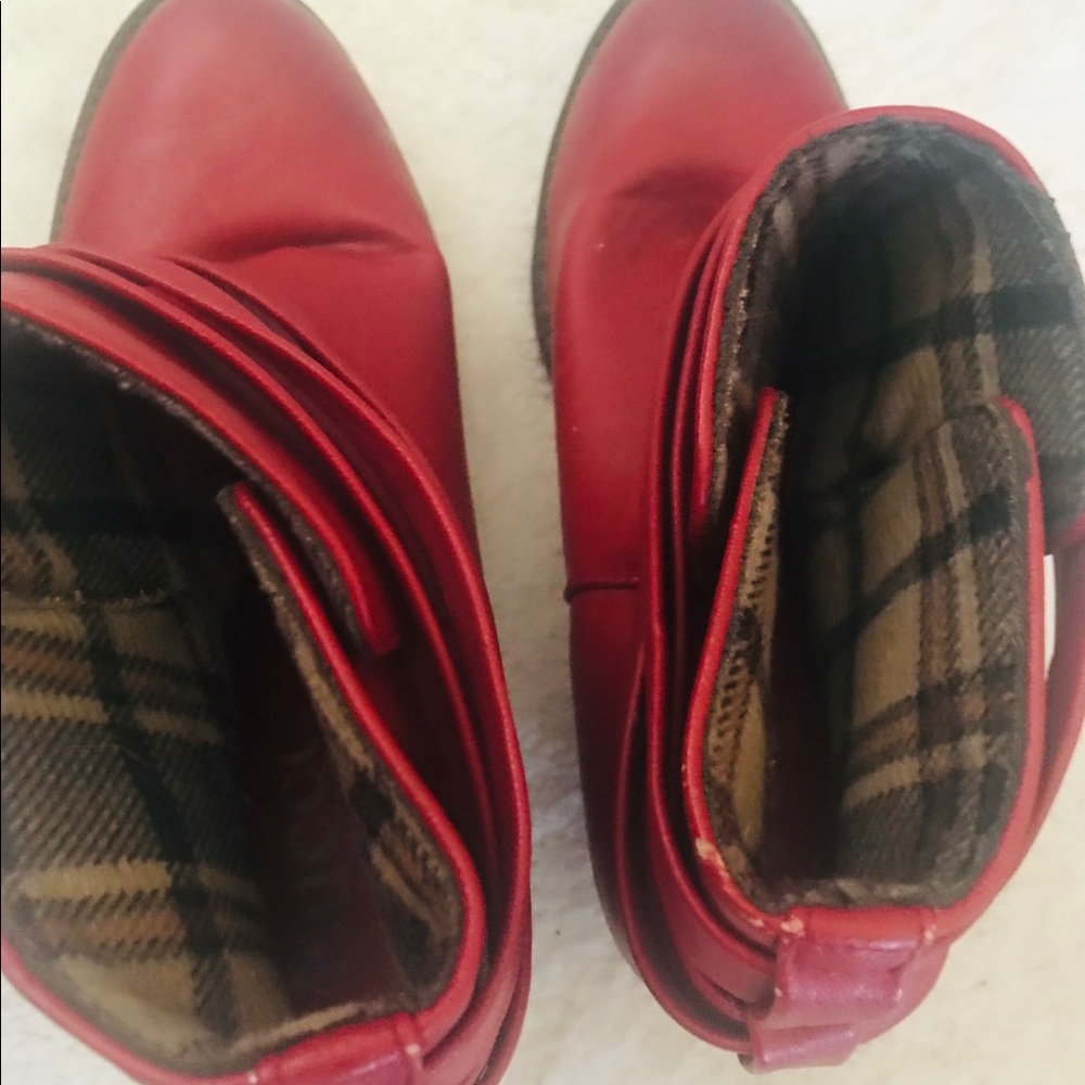 🌺Bucco Red Boots - Picture 6 of 8
